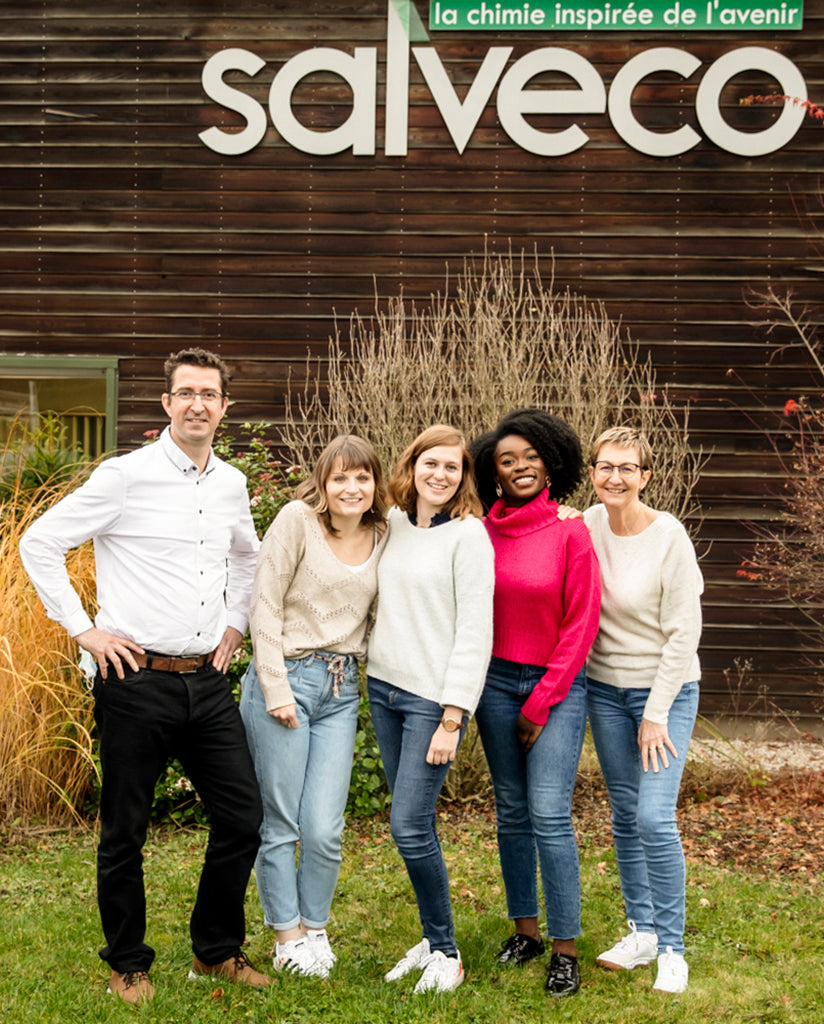 L'équipe R&D du laboratoire SALVECO, qui a développé pendant 3 ans la gamme de produits dédiée aux bébés : bubble b